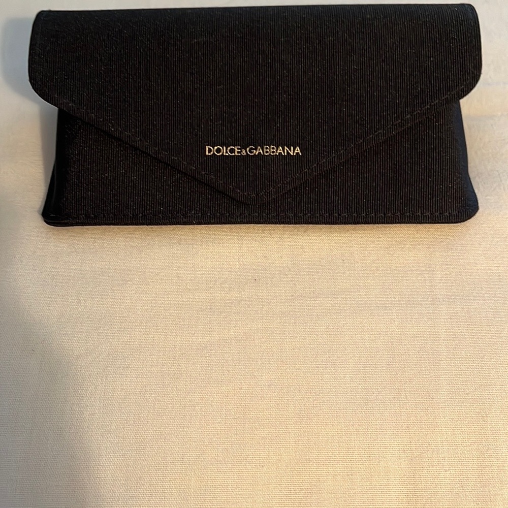 Dolce & Gabbana eyeglass case black unisex